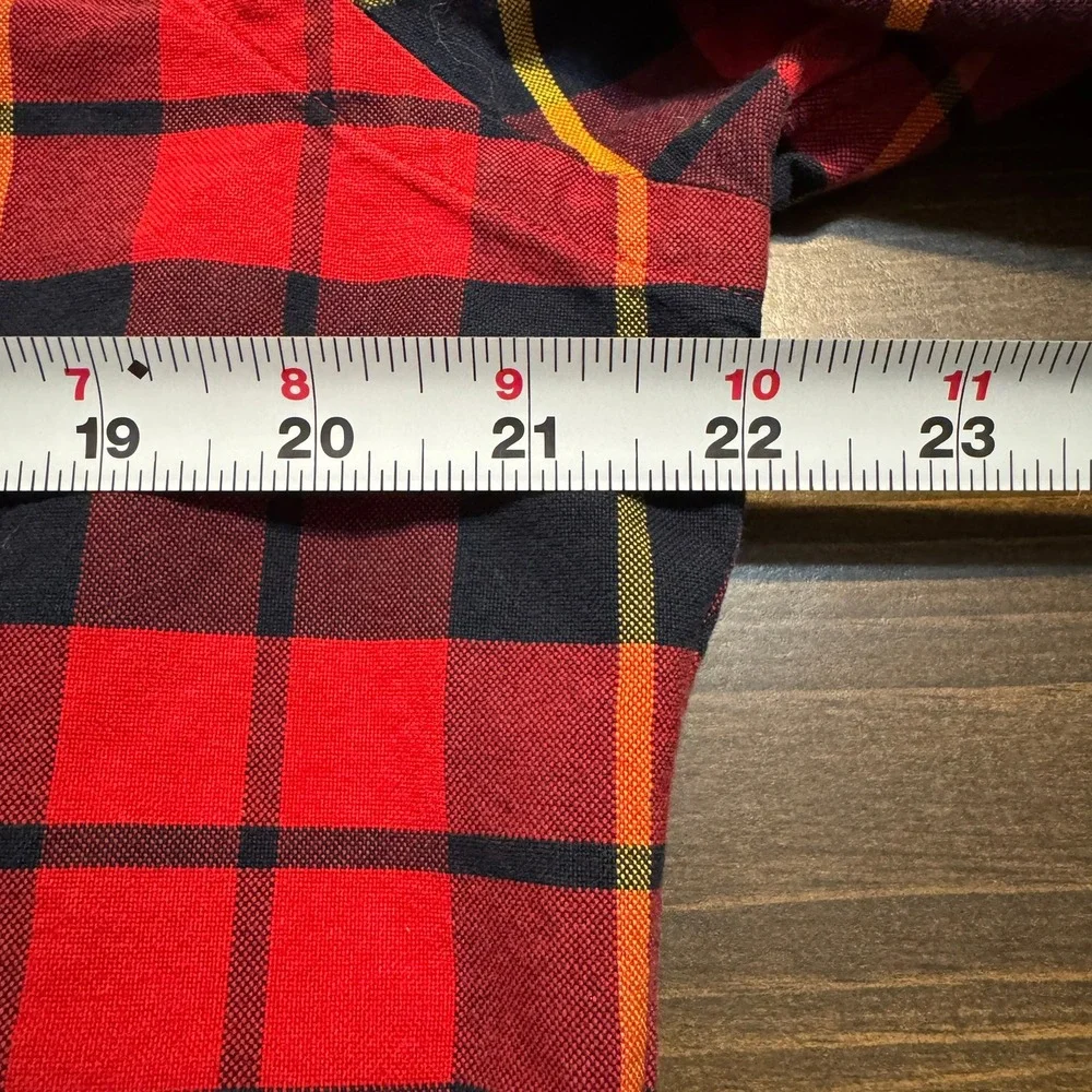 Polo Ralph Lauren Casual Button Down Shirt Mens M Preppy Long Sleeve Flannel Red